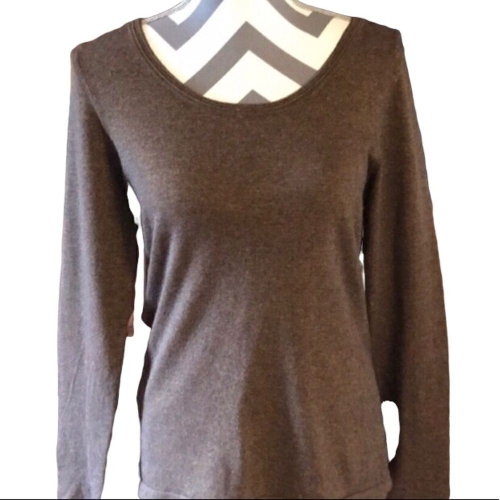 Ann Taylor MEDIUM Glitter Top With Cut-Out Back (5)